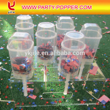 Hochzeit und Party Confetti Oem einzigartig und Fabrikpreis Push Pops Container